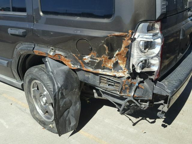 1J8HH48K26C211189 - 2006 JEEP COMMANDER Boz foto 10