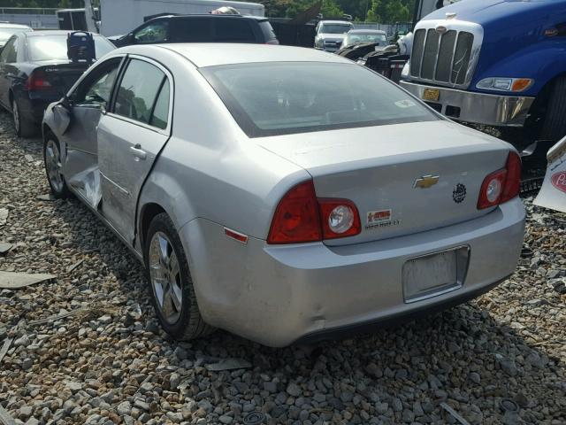 1G1ZC5EB7AF255824 - 2010 CHEVROLET MALIBU 1LT ვერცხლისფერი ფოტო 3