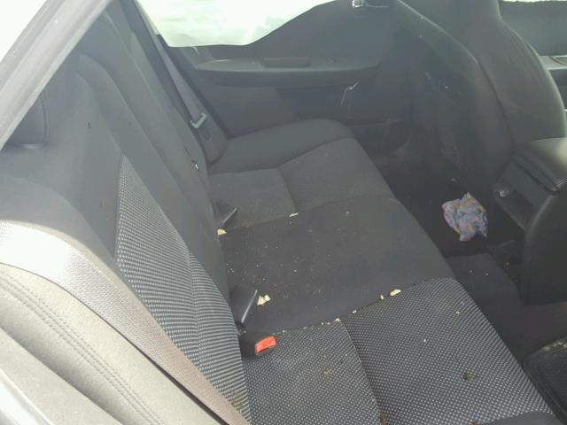 1G1ZC5EB7AF255824 - 2010 CHEVROLET MALIBU 1LT ვერცხლისფერი ფოტო 6