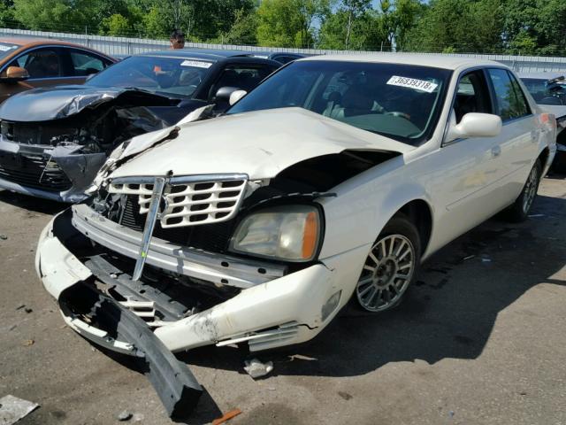 1G6KE57Y73U197638 - 2003 CADILLAC DEVILLE DH WHITE photo 2