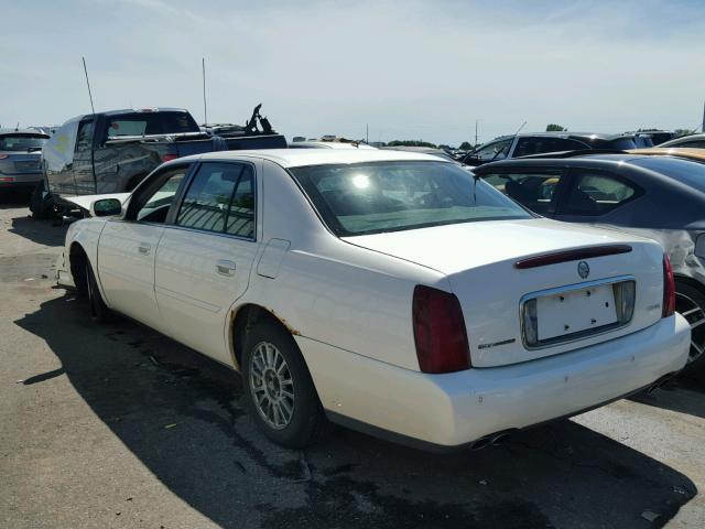 1G6KE57Y73U197638 - 2003 CADILLAC DEVILLE DH WHITE photo 3