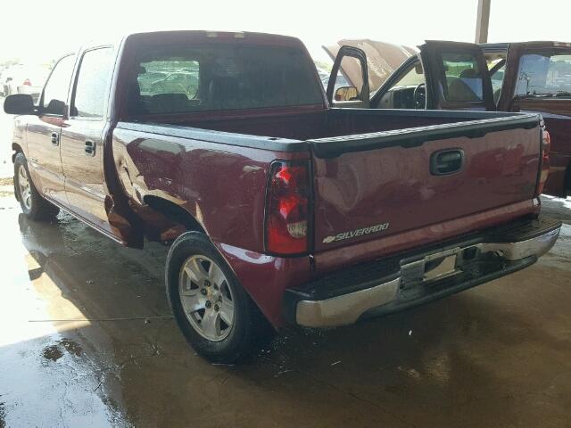 2GCEC13Z871135156 - 2007 CHEVROLET SILVERADO RED photo 3