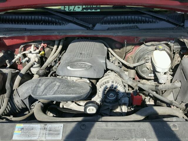 2GCEC13Z871135156 - 2007 CHEVROLET SILVERADO RED photo 7