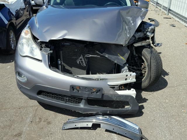 JNKAJ09FX8M362221 - 2008 INFINITI EX35 BASE GRAY photo 9
