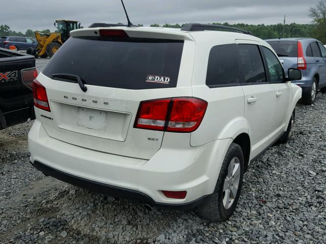 3C4PDCBG4CT367781 - 2012 DODGE JOURNEY SX WHITE photo 4