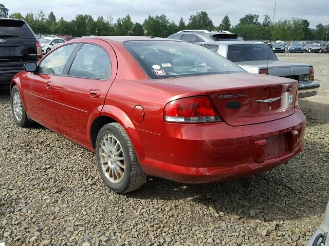 1C3EL56RX6N272524 - 2006 CHRYSLER SEBRING TO BURGUNDY photo 3