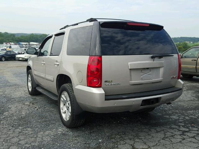 1GKFK13007R303828 - 2007 GMC YUKON BEIGE photo 3