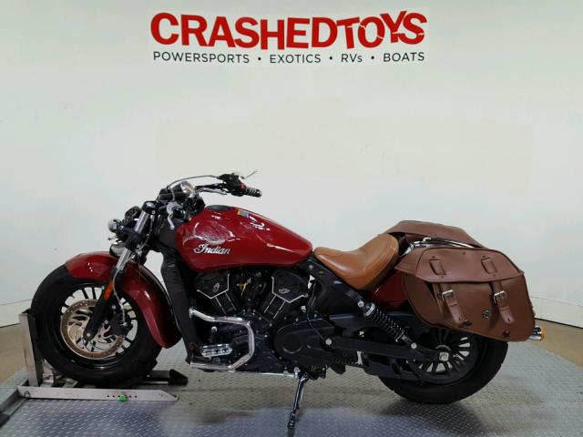 56KMSB117G3109184 - 2016 INDIAN MOTORCYCLE CO. SCOUT SIXT RED photo 5
