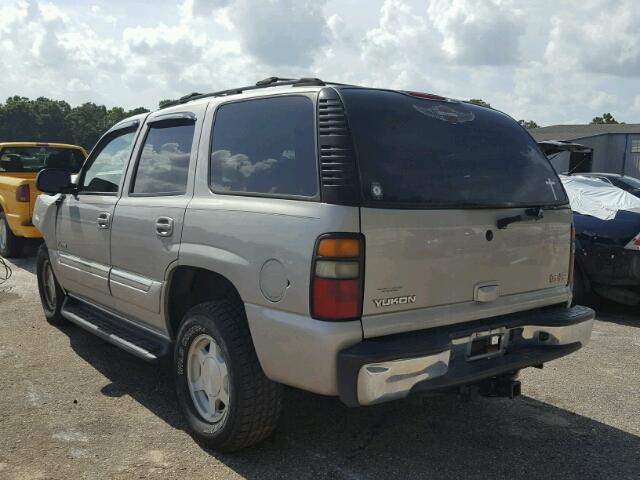 1GKEC13V84J255834 - 2004 GMC YUKON BEIGE photo 3