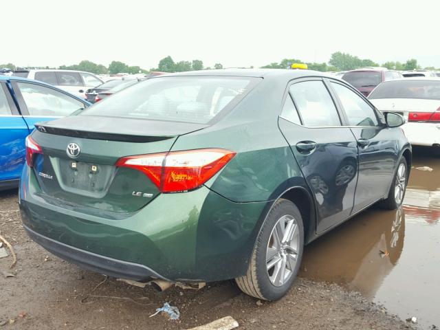 5YFBPRHE0EP090210 - 2014 TOYOTA COROLLA EC 绿色 照片 4