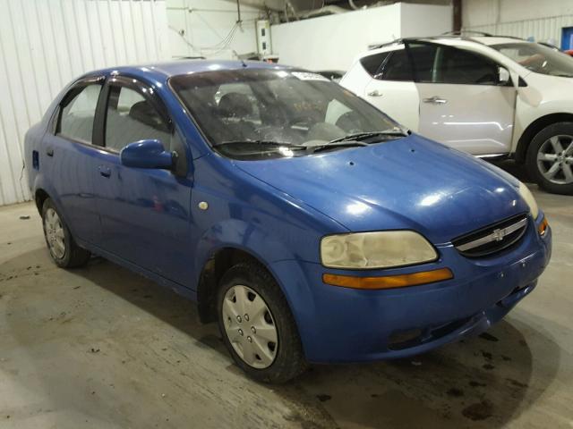 KL1TD52695B344154 - 2005 CHEVROLET AVEO BASE Mavi foto 1