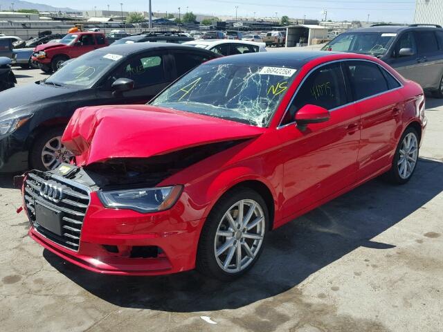 WAUBFGFF7F1029488 - 2015 AUDI A3 RED photo 2