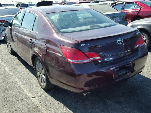 4T1BK36BX6U115585 - 2006 TOYOTA AVALON BURGUNDY photo 3