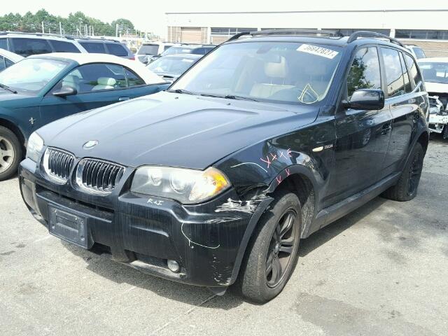 WBXPA93426WG84642 - 2006 BMW X3 3.0I BLACK photo 2