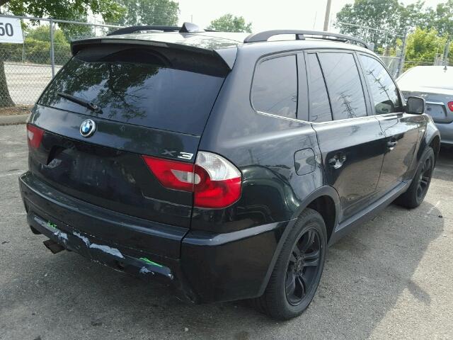 WBXPA93426WG84642 - 2006 BMW X3 3.0I BLACK photo 4