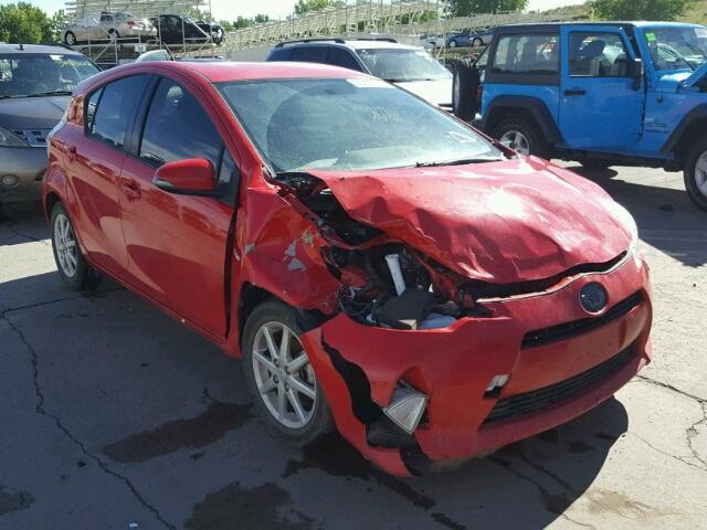 JTDKDTB33C1004841 - 2012 TOYOTA PRIUS C RED photo 1