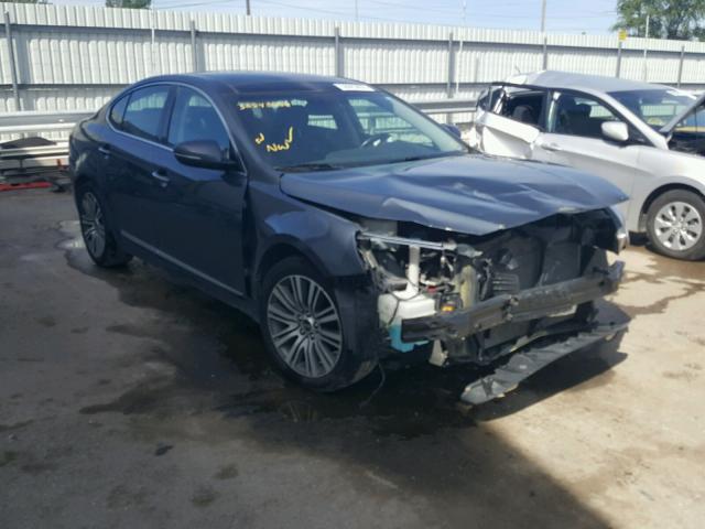 KNALN4D76F5185516 - 2015 KIA CADENZA PR GRAY photo 1