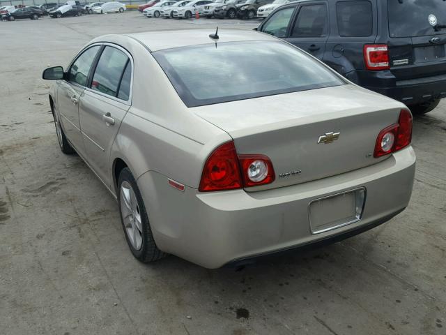 1G1ZG57B09F110329 - 2009 CHEVROLET MALIBU LS GOLD photo 3