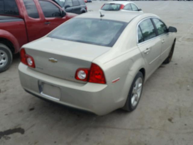 1G1ZG57B09F110329 - 2009 CHEVROLET MALIBU LS GOLD photo 4