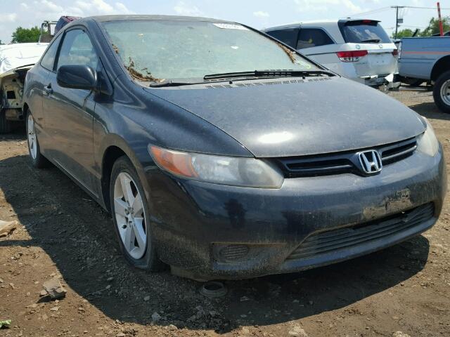 2HGFG12887H509095 - 2007 HONDA CIVIC EX BLACK photo 1