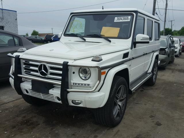 WDCYC3HF2FX236700 - 2015 MERCEDES-BENZ G 550 WHITE photo 2