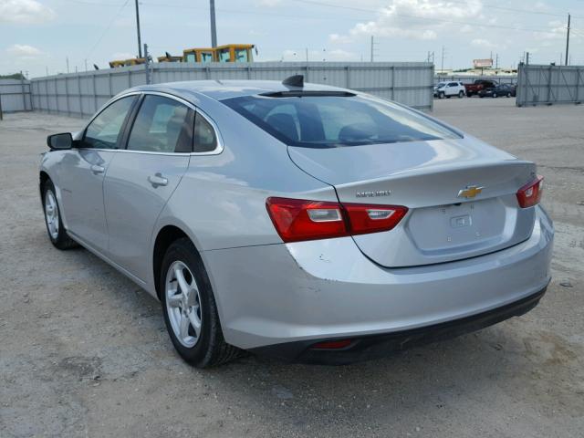 1G1ZB5STXGF289037 - 2016 CHEVROLET MALIBU LS 银色 照片 3