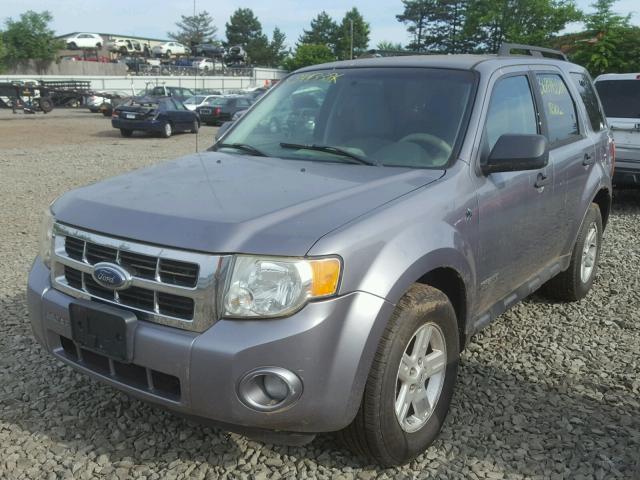 1FMCU59H08KA25256 - 2008 FORD ESCAPE HEV BLUE photo 2