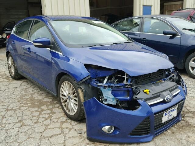 1FAHP3M26CL232008 - 2012 FORD FOCUS SEL BLUE photo 1