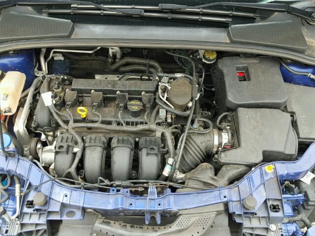 1FAHP3M26CL232008 - 2012 FORD FOCUS SEL BLUE photo 7