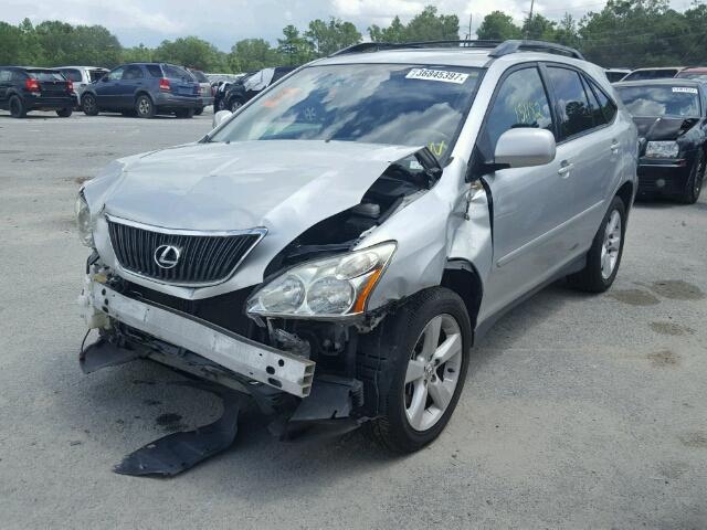 2T2GA31U04C012106 - 2004 LEXUS RX 330 SILVER photo 2