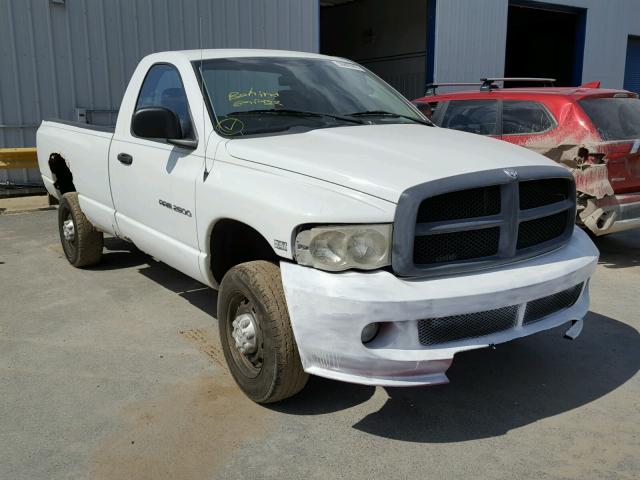 3D7KU26D83G770908 - 2003 DODGE RAM 2500 S WHITE photo 1
