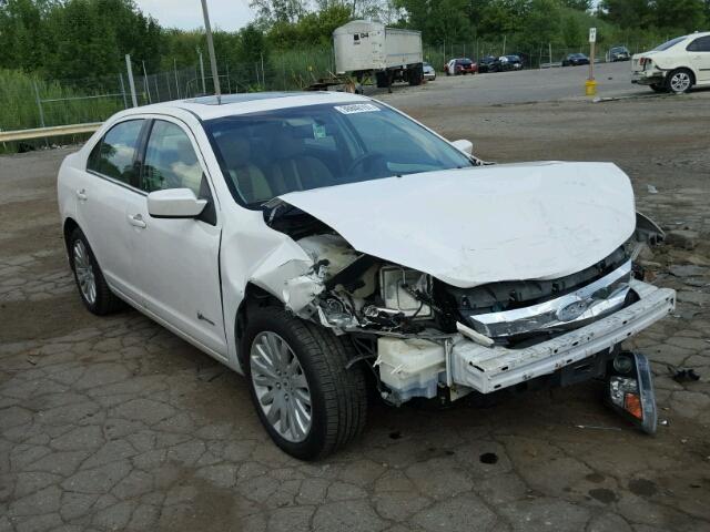 3FADP0L31AR228695 - 2010 FORD FUSION HYB WHITE photo 1