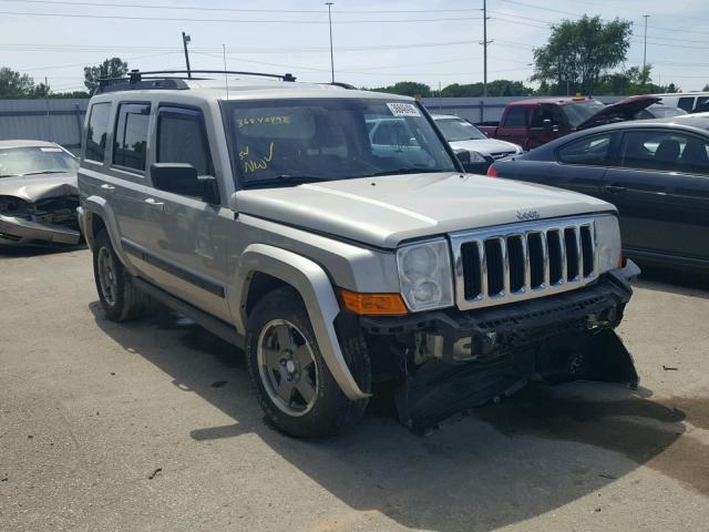 1J8HG48P77C653515 - 2007 JEEP COMMANDER SILVER photo 1