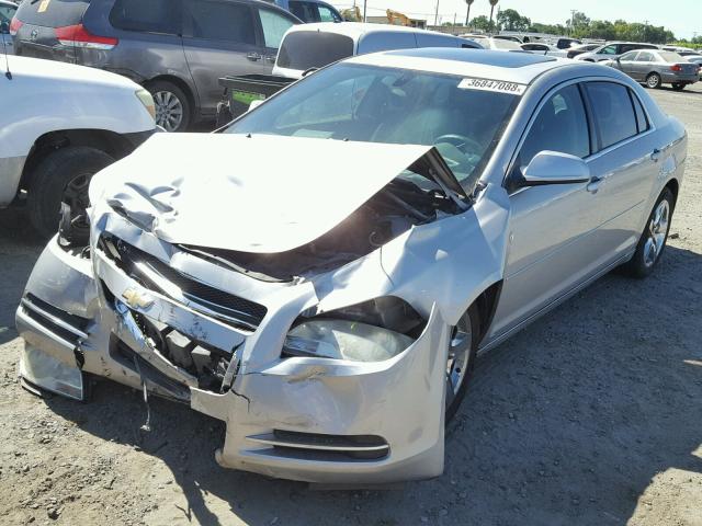 1G1ZH57B28F185898 - 2008 CHEVROLET MALIBU 1LT 银色 照片 2