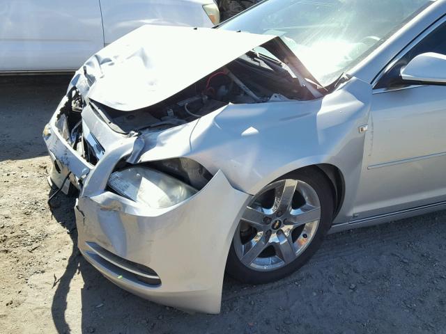1G1ZH57B28F185898 - 2008 CHEVROLET MALIBU 1LT 银色 照片 9