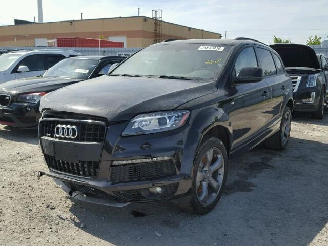 WA1DGCFE3ED010971 - 2014 AUDI Q7 PRESTIG BLACK photo 2