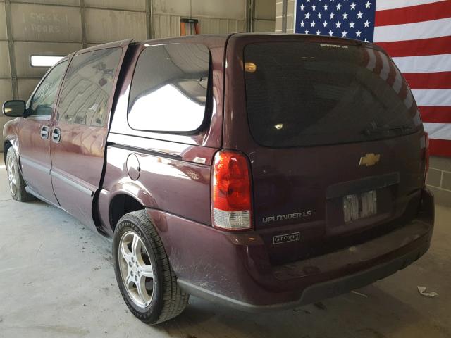 1GNDV23187D160964 - 2007 CHEVROLET UPLANDER L 栗色 照片 3