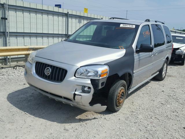 5GADV23117D114158 - 2007 BUICK TERRAZA CX SILVER photo 2