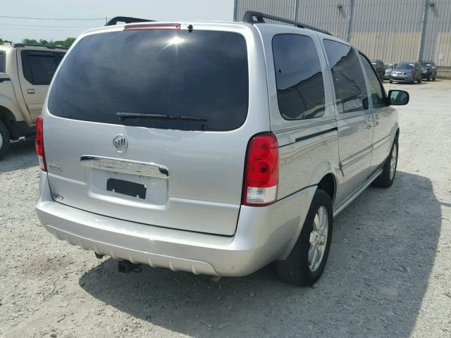 5GADV23117D114158 - 2007 BUICK TERRAZA CX SILVER photo 4