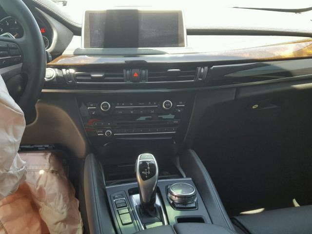 5UXKU2C59F0F96283 - 2015 BMW X6 XDRIVE3 SILVER photo 9