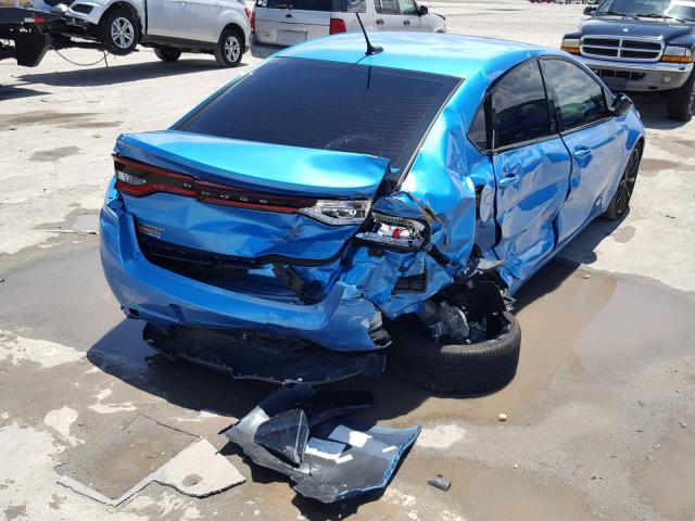 1C3CDFFA9GD819066 - 2016 DODGE DART SXT S BLUE photo 9