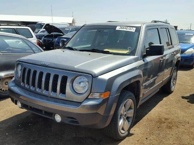 1C4NJRFB6CD513265 - 2012 JEEP PATRIOT CHARCOAL photo 2