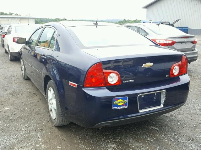 1G1ZG57B984201951 - 2008 CHEVROLET MALIBU LS 蓝色 照片 3