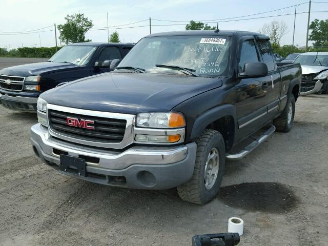 1GCEK19T83E179592 - 2003 CHEVROLET SILVERADO BLACK photo 2