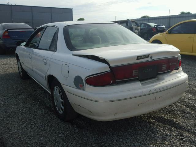 2G4WS52M5X1486168 - 1999 BUICK CENTURY CU WHITE photo 3