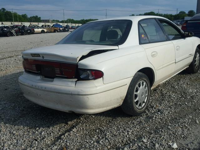 2G4WS52M5X1486168 - 1999 BUICK CENTURY CU WHITE photo 4