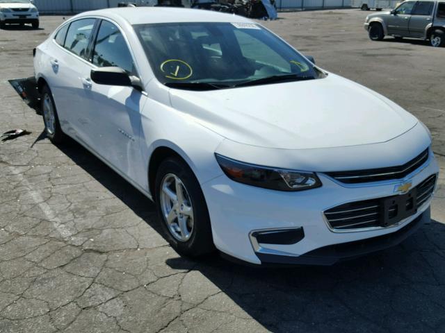 1G1ZB5ST4HF195558 - 2017 CHEVROLET MALIBU LS WHITE photo 1
