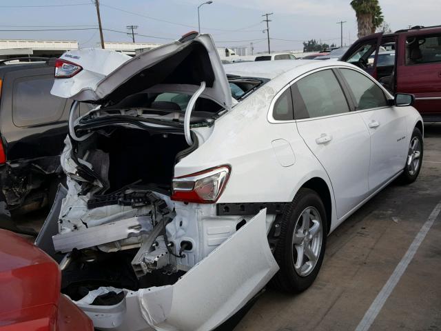 1G1ZB5ST4HF195558 - 2017 CHEVROLET MALIBU LS WHITE photo 4