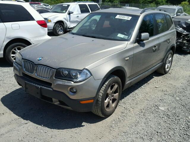WBXPC93407WF05963 - 2007 BMW X3 3.0SI CHARCOAL photo 2