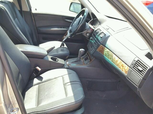 WBXPC93407WF05963 - 2007 BMW X3 3.0SI CHARCOAL photo 5